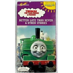 Thomas the Tank Engine Better Late Than Never  Other Stories VHS Tape Train Used